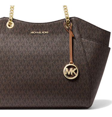 michael kors logo jet set tote