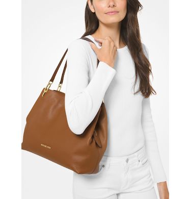 michael kors leighton large shoulder tote